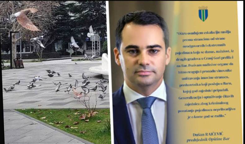Reagovanje predsjednika Opštine Bar, Dušana Raičevića
