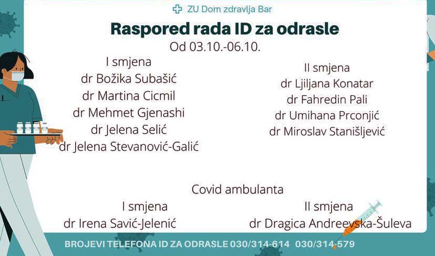 raspored dr