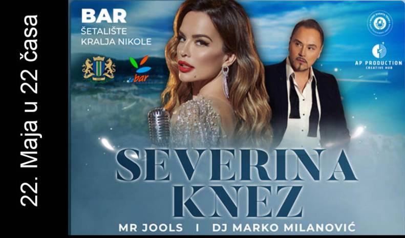 Severina će nastupiti 22. maja u Baru