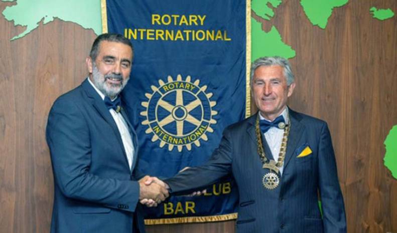 Radoslav Vojvodić na čelu Rortary kluba Bar