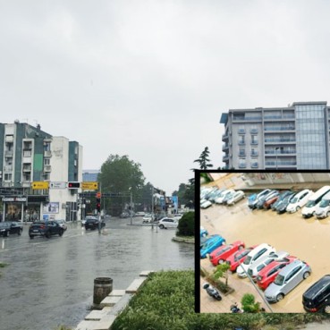  Olujna  kiša u  Baru
