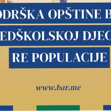 Opština Bar brine za djecu iz RE zajednice...