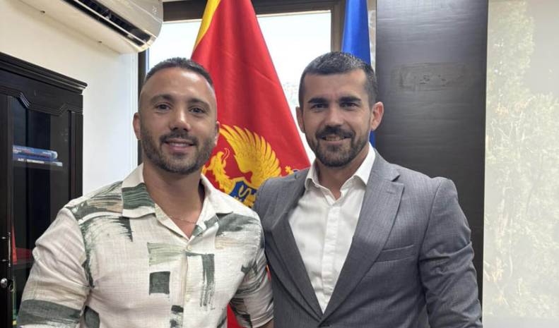 Baletski umjetnik Igor Grabovica na prijemu kod Nenezića