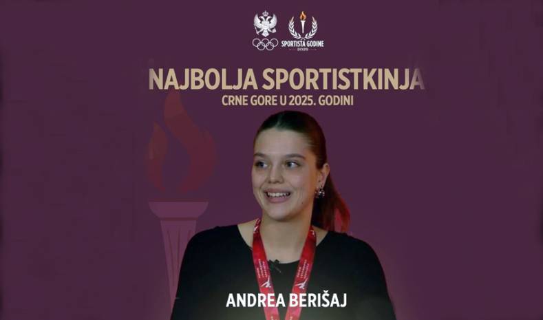 COK: Andrea Berišaj najbolja sportistkinja 2025