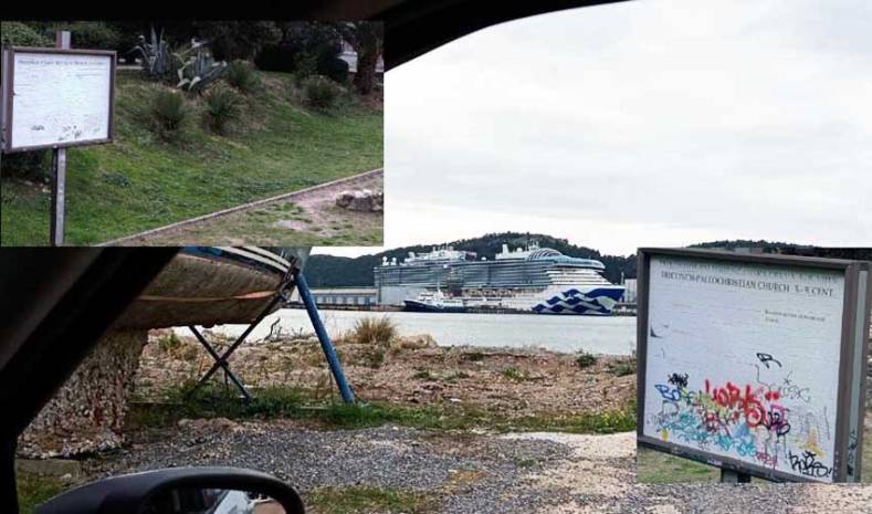 Info tabla & turisti sa kruzera i ini
