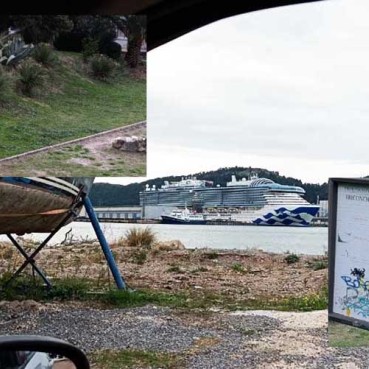 Info tabla & turisti sa kruzera i ini